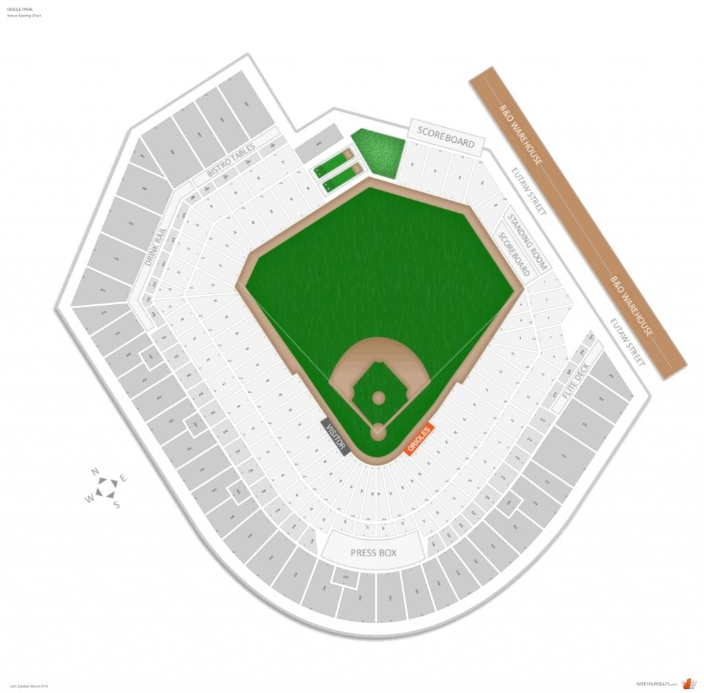 1st Mariner Arena Detailed Seating Chart - Arena Seating Chart