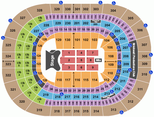 Amalie Arena Seating Chart Seating Maps Tampa