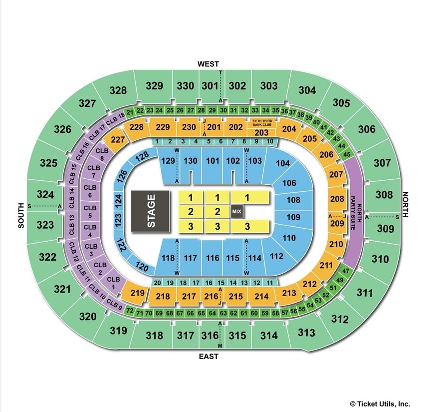 Amalie Arena Tampa FL Seating Chart View