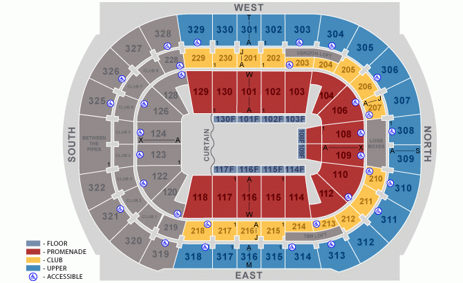 Amalie Arena Tampa Tickets Schedule Seating Chart Directions