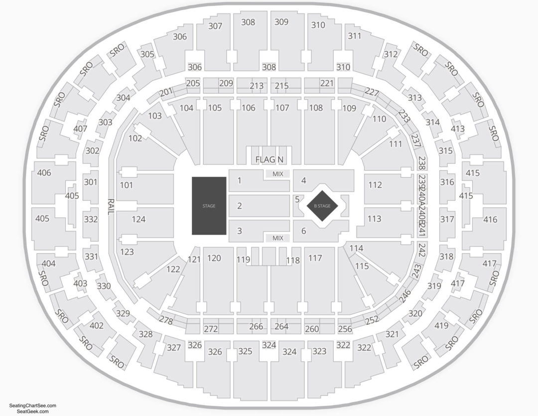 American Airlines Arena Concert Seating Chart Arena Seating Chart