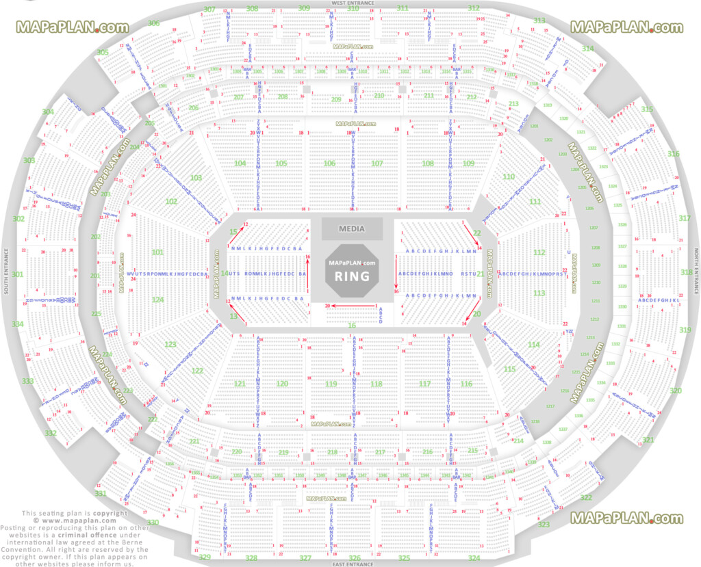 American Airlines Center Dallas Seat Numbers Detailed Seating Chart 