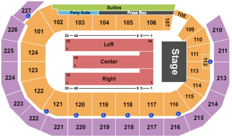 AMSOIL Arena Tickets In Duluth Minnesota AMSOIL Arena Seating Charts 