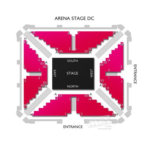 Arena Stage Seating Chart Fichandler Arena Seating Chart