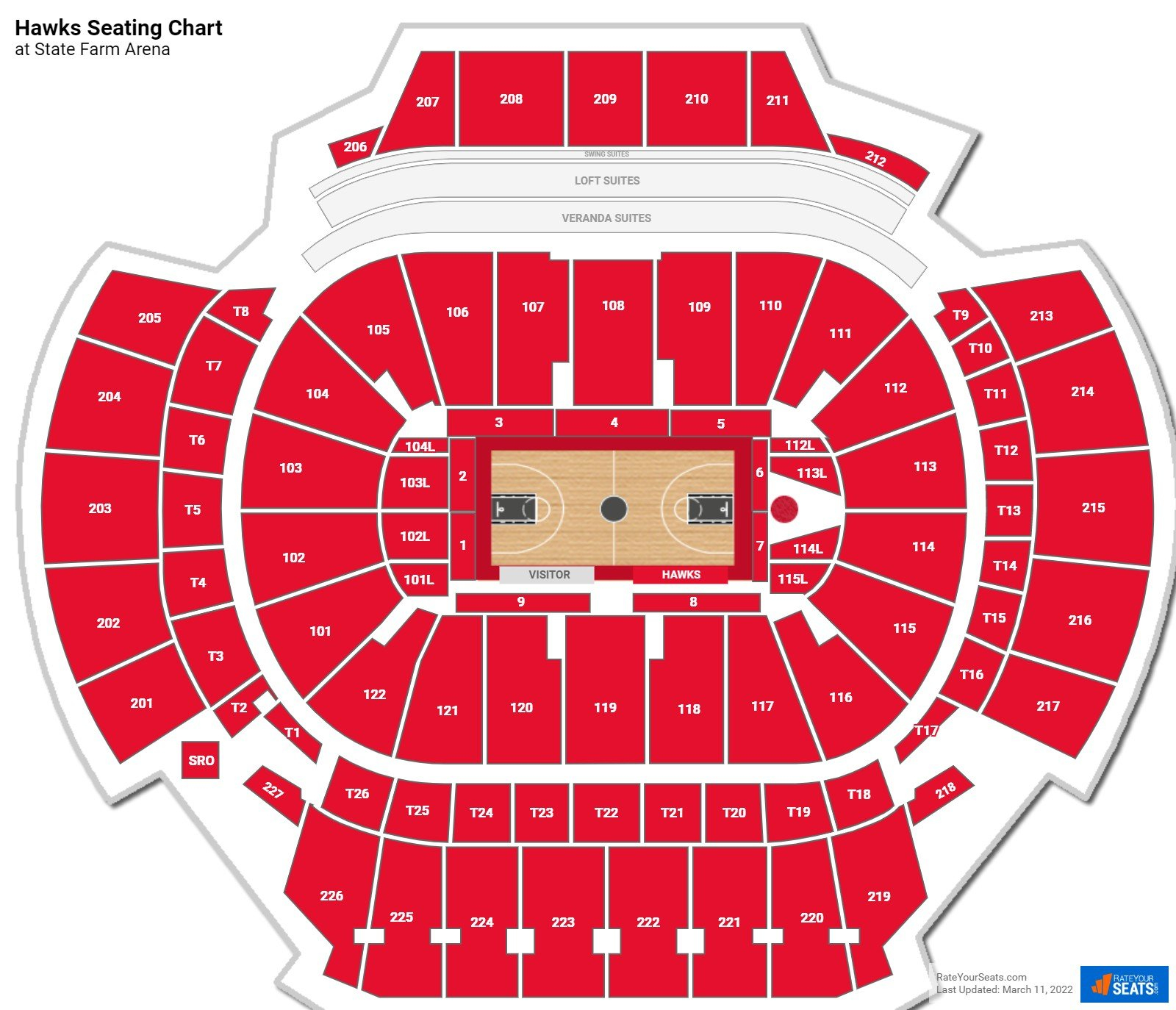 Atlanta Hawks State Farm Arena NBA Basketball Stadium Blueprint