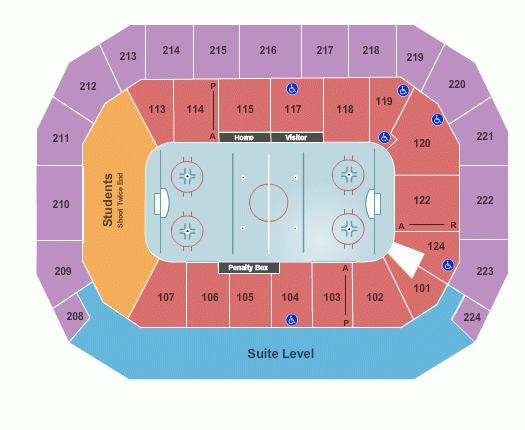 Baxter Arena Seating Chart Baxter Arena Event Tickets Schedule