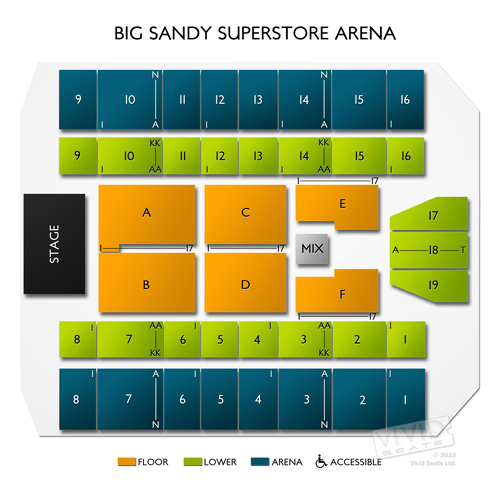 Big Sandy Superstore Arena Tickets Big Sandy Superstore Arena