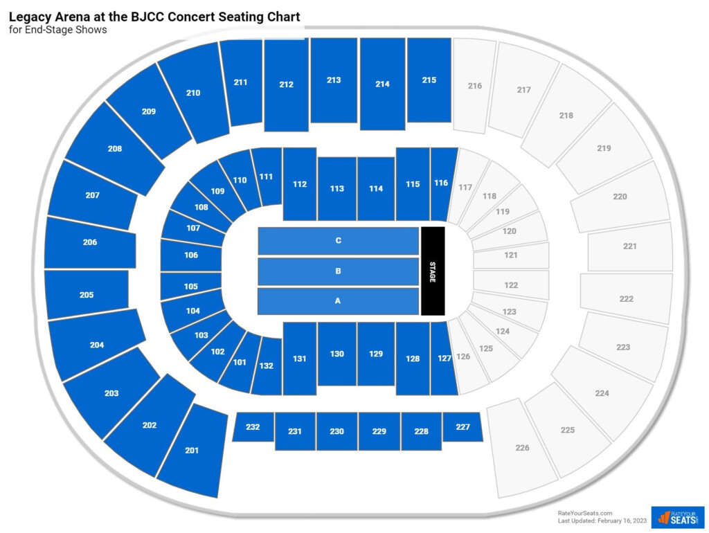 BJCC Arena Seating Chart RateYourSeats