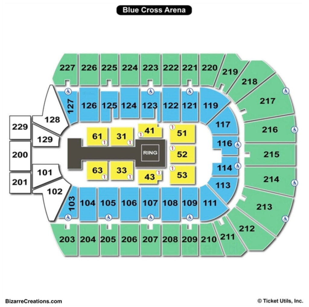 Blue Cross Arena Seating Chart Seating Charts Tickets