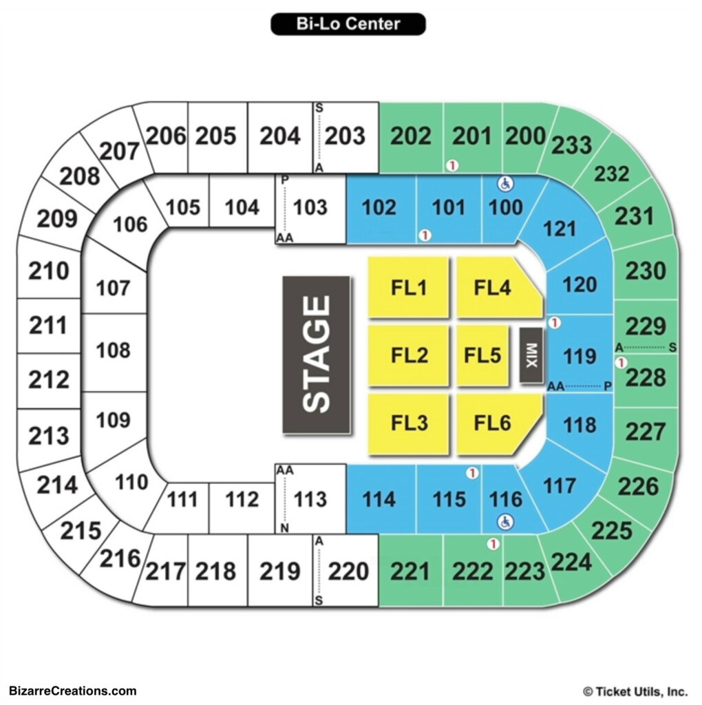 Bon Secours Wellness Arena Seating Charts Views Games Answers Cheats