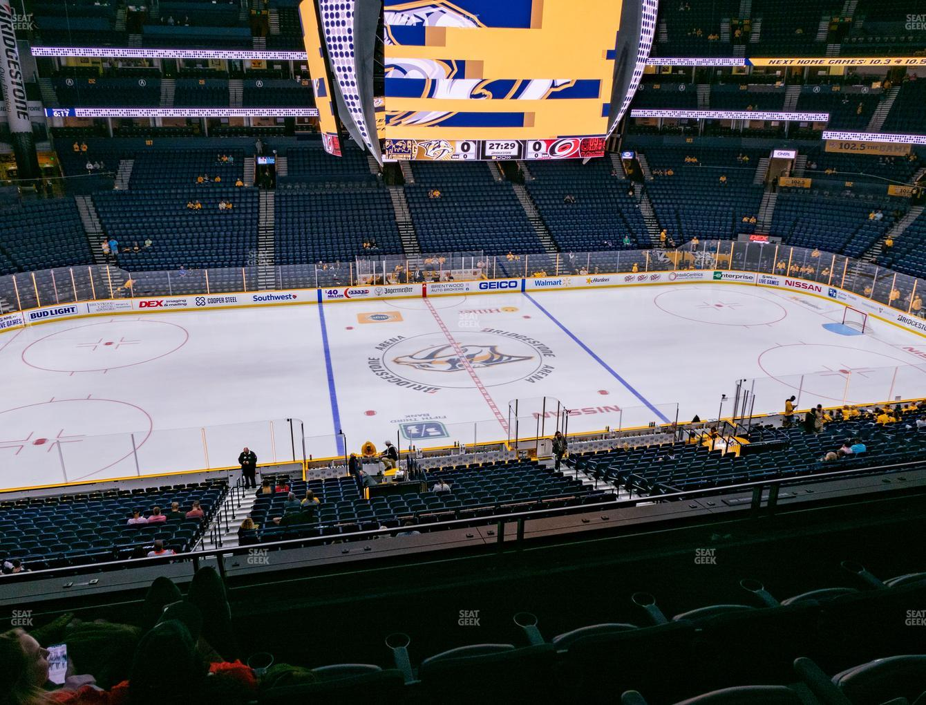 Bridgestone Arena Section 215 Seat Views SeatGeek