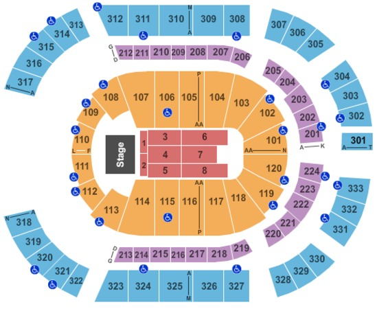 Bridgestone Arena Tickets In Nashville Tennessee Bridgestone Arena 
