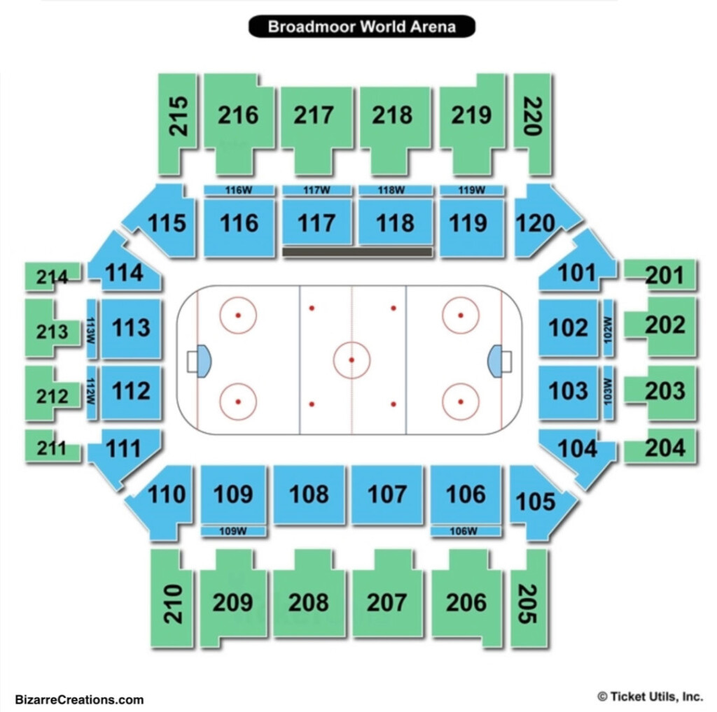 Broadmoor World Arena Seating Chart Seating Charts Tickets