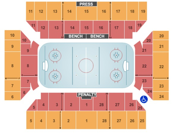 Broome County Veterans Memorial Arena Tickets In Binghamton New York 