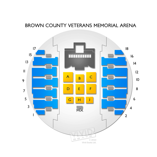 Brown County Veterans Memorial Arena Seating Chart Vivid Seats