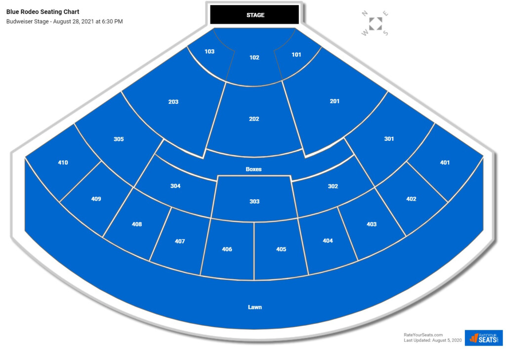 Budweiser Stage Seating Chart RateYourSeats