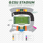 Canvas Stadium Moby Arena Colorado State Rams Football Aircraft Seat