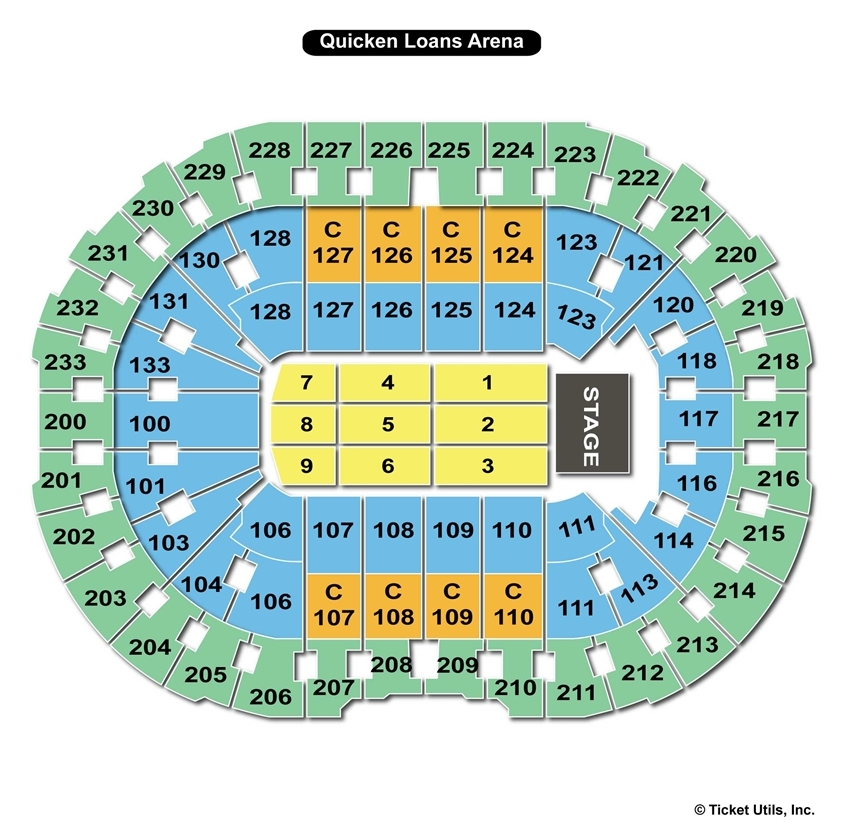 Cavs Seating Chart 3d