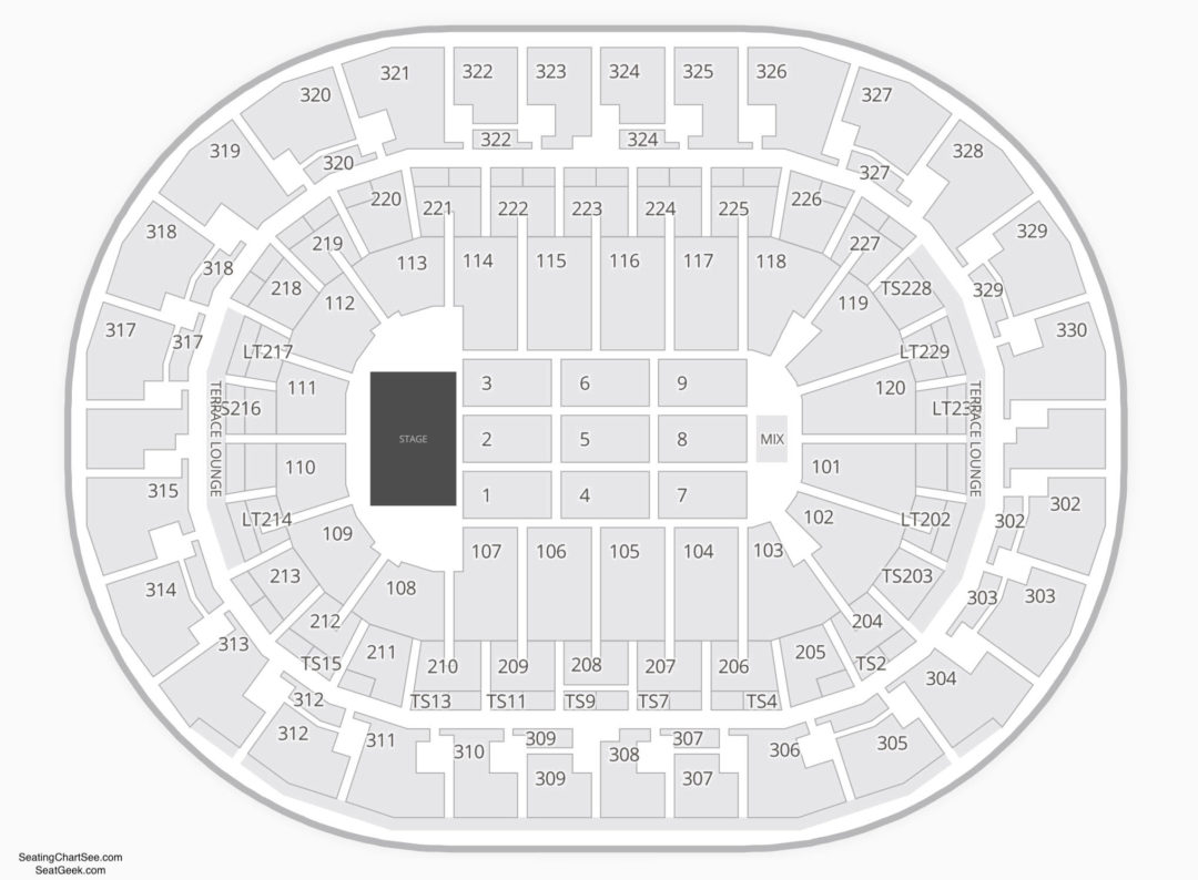 Chesapeake Energy Arena Seating Chart Seating Charts Tickets