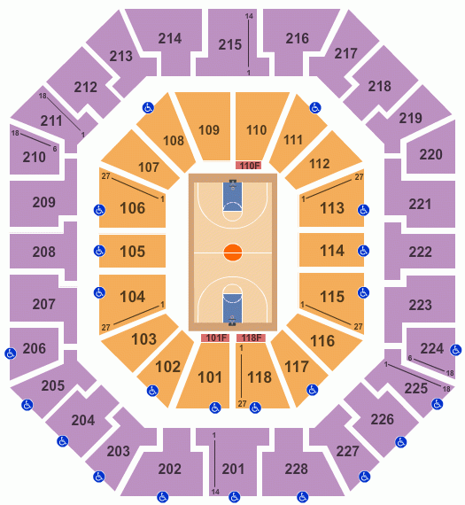 Colonial Life Arena Columbia South Carolina Seating Chart Arena