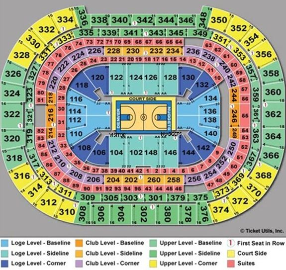 Colorado Avalanche Seating Chart Pepsi Center