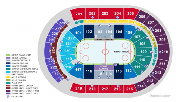 Columbus Blue Jackets Home Schedule 2019 20 Seating Chart 