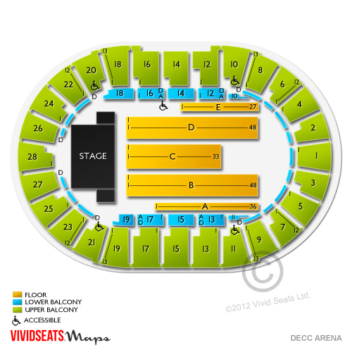 DECC Arena Tickets DECC Arena Information DECC Arena Seating Chart