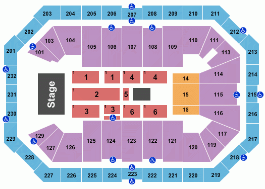 Dickies Arena Seating Chart Fort Worth