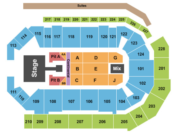 Enmarket Arena Tickets In Savannah Georgia Enmarket Arena Seating 