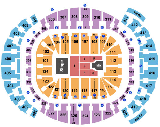 FTX Arena Seating Chart Maps Miami