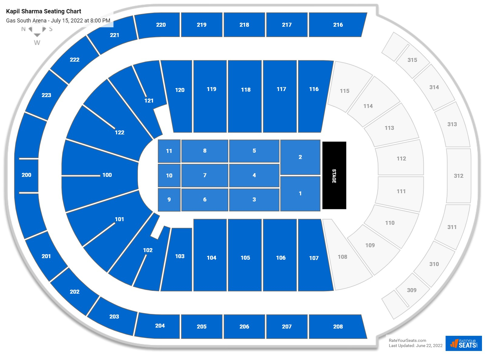 Atlanta Gladiators Tickets Schedule Arena Seating Chart