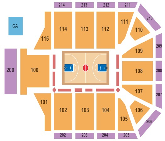 Grand Canyon University Arena Tickets In Phoenix Arizona Seating