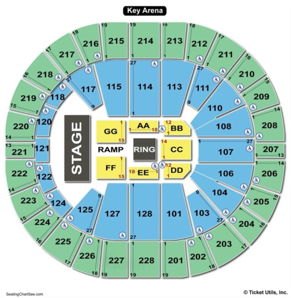 Key Arena Seating Chart Seating Charts Tickets