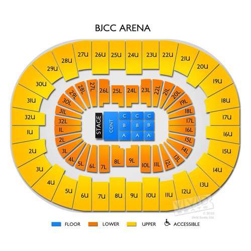 Legacy Arena At The BJCC Tickets Legacy Arena Seating Chart Vivid Seats