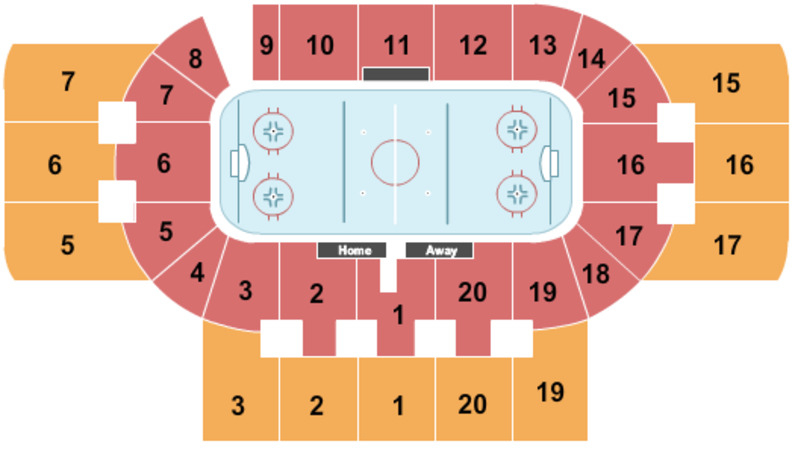 Magness Arena Tickets In Denver Colorado Magness Arena Seating Charts 