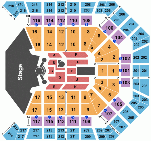 Mgm Grand Garden Arena Seating Chart With Rows Outdoor