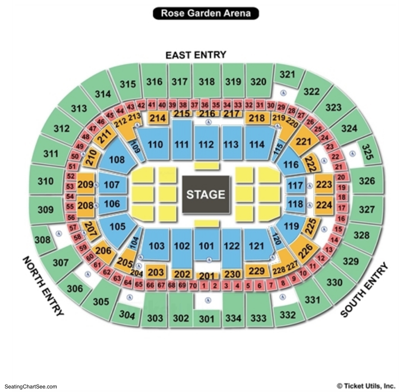 Moda Center Seating Charts Views Games Answers Cheats