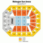 Mohegan Sun Arena Seating Chart Mohegan Sun Arena Uncasville CT