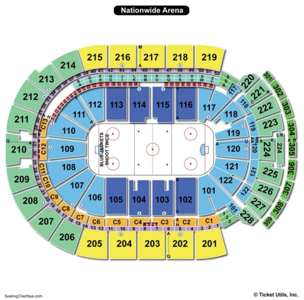 Nationwide Arena Seating Chart Seating Charts Tickets