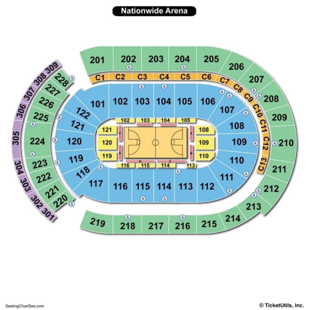 Nationwide Arena Seating Charts Views Games Answers Cheats