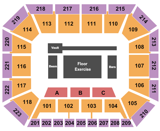 Neville Arena Tickets Seating Chart Event Tickets Center