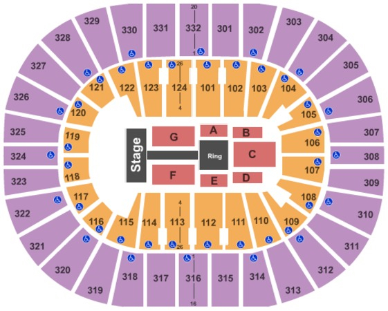 New Orleans Arena Tickets In New Orleans Louisiana Seating Charts 