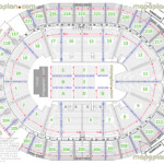 New T Mobile Arena MGM AEG Seat Row Numbers Detailed Seating Chart