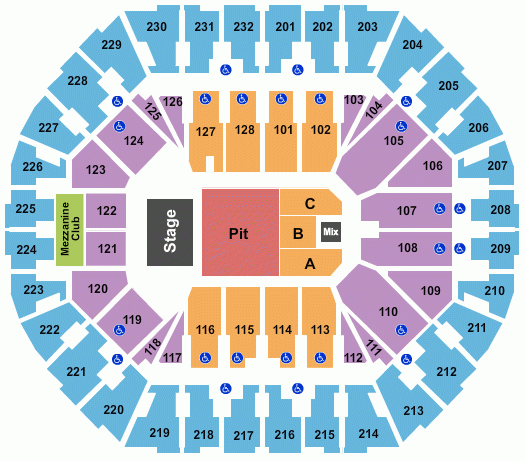 Oakland Arena Seating Chart And Seat Maps Oakland