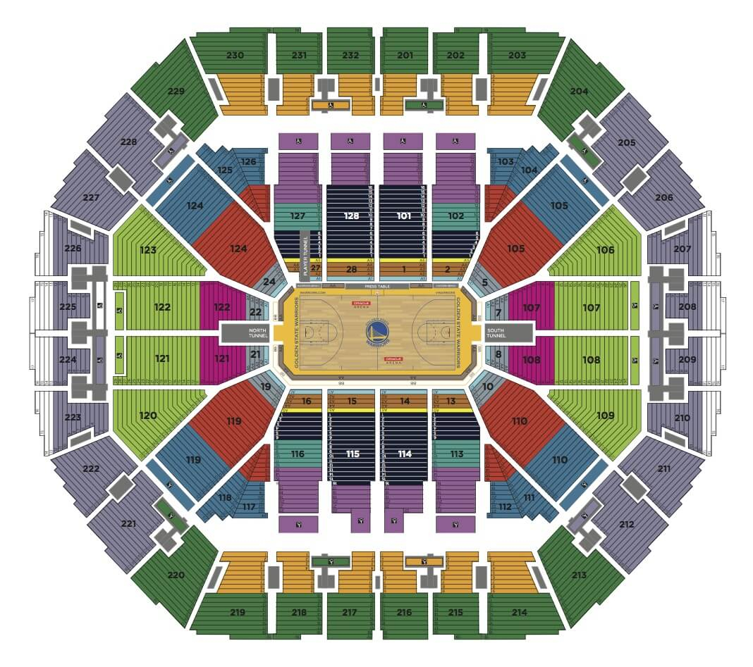 Oracle Arena Suite Seating Chart Arena Seating Chart