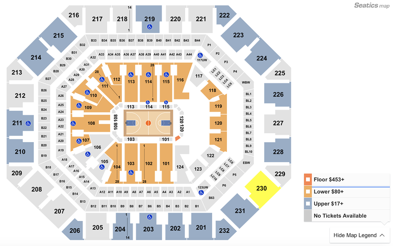Phoenix Suns Seating Chart Arena Arena Seating Chart