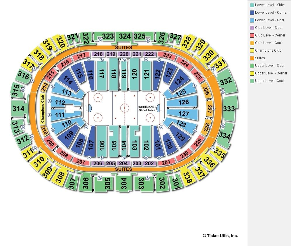 PNC Arena Raleigh NC Seating Chart View
