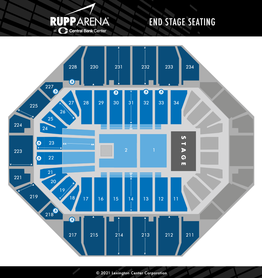 Rupp Arena Seating Chart For Eagles Concert Elcho Table