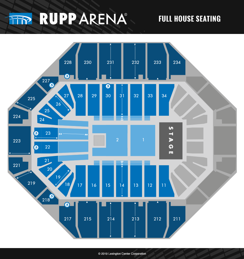 Rupp Arena Seating Chart With Seat Numbers Two Birds Home