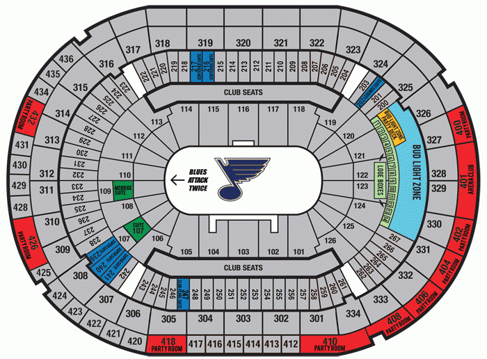 Scottrade Center St Louis MO Seating Chart View